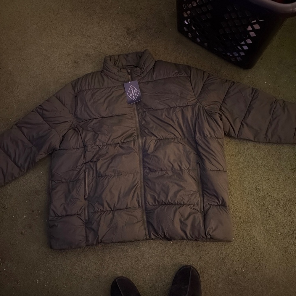 St. John’s bay Dark Green Puffer Jacket